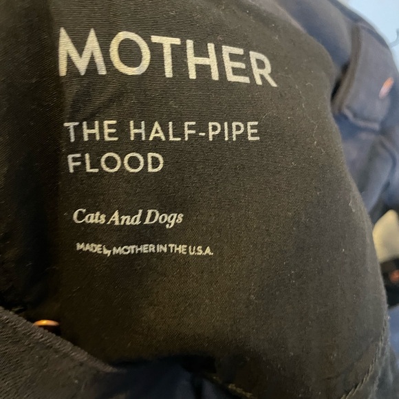 MOTHER The Half Pipe Flood Jeans in Cats And Dogs size 33 - Picture 6 of 10